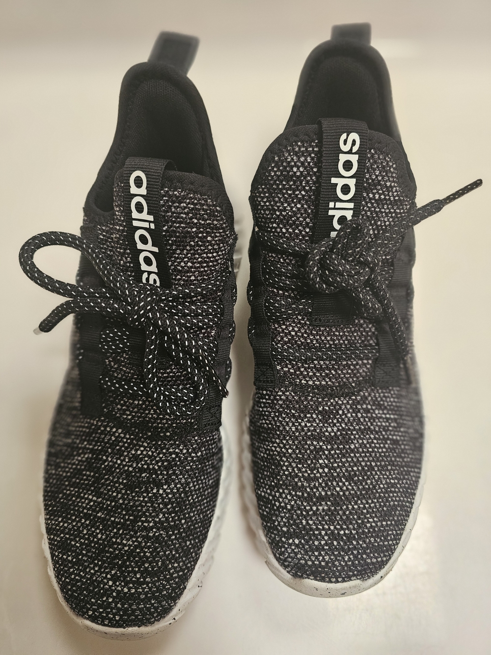 Adidas Kptir 3.0 Men’s Black Knit Runner Sneakers Size 7.5